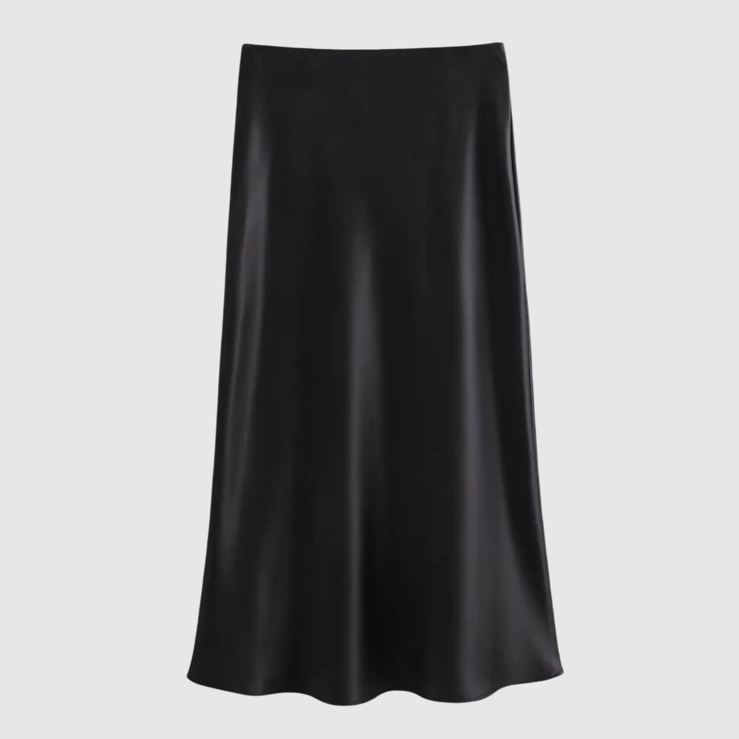 Elsie - Long satin skirt