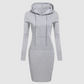 Rosa - Long Sleeve Hooded Dress