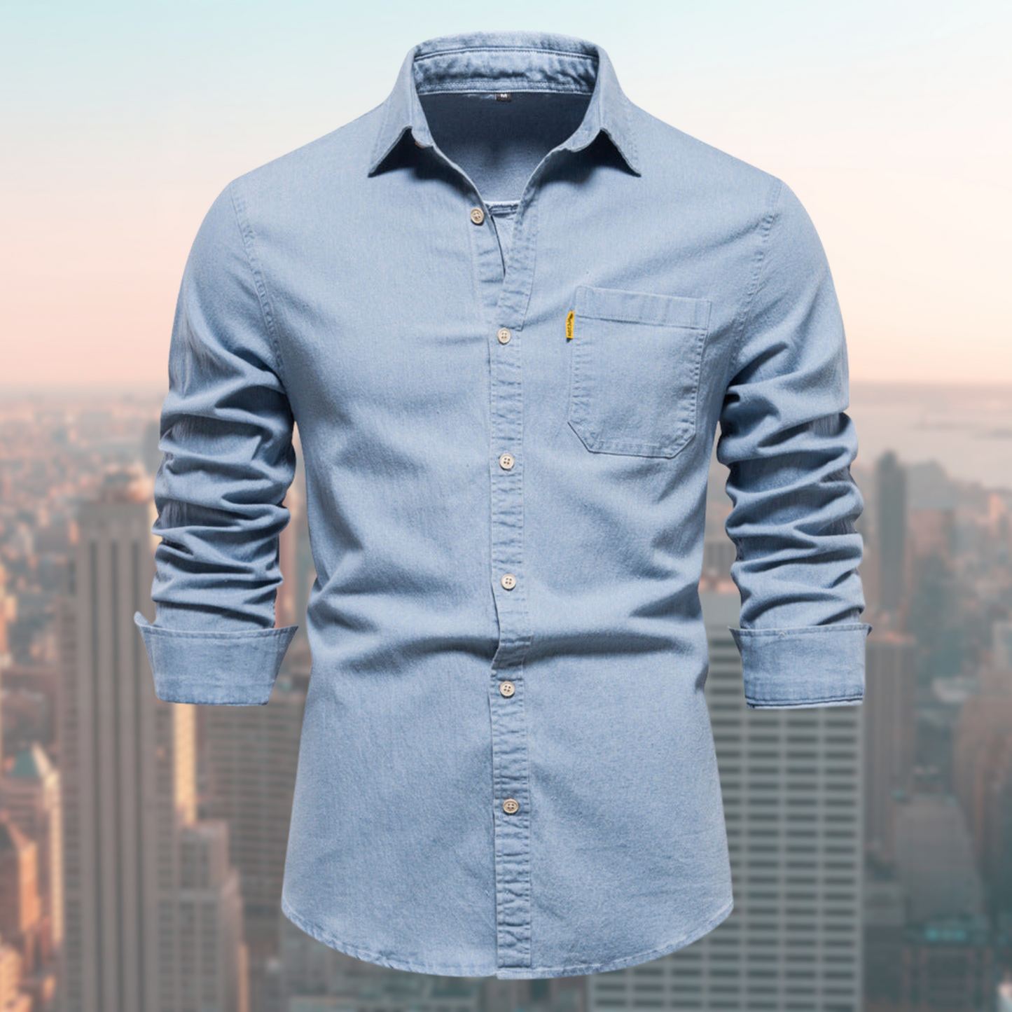 David - Denim shirt for men