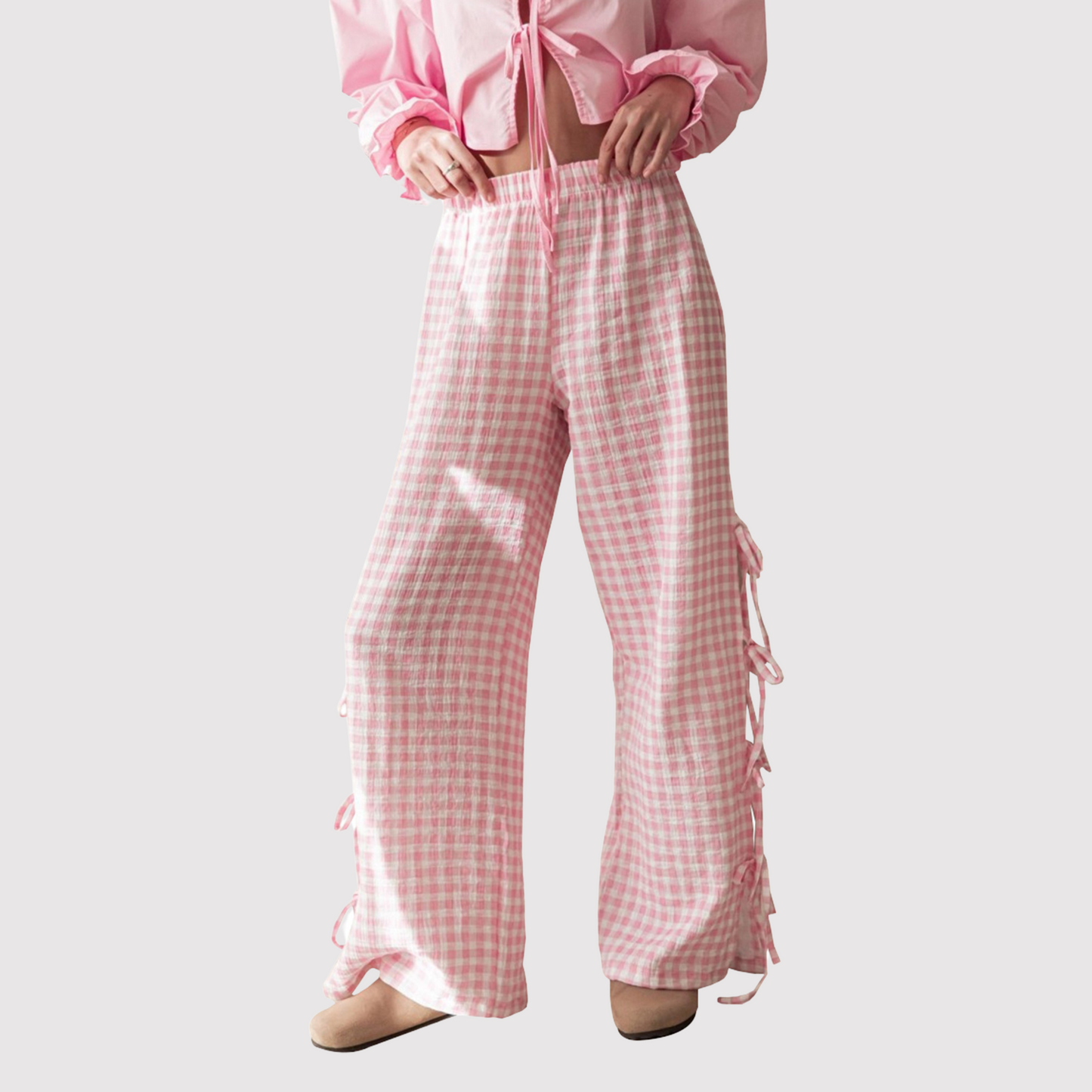 Abbie - Women's Wide Leg Trousers