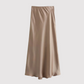 Elsie - Long satin skirt