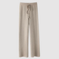 Edith - Knitted wide leg high waisted trousers