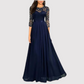 Jansen - Sexy lace chiffon dress