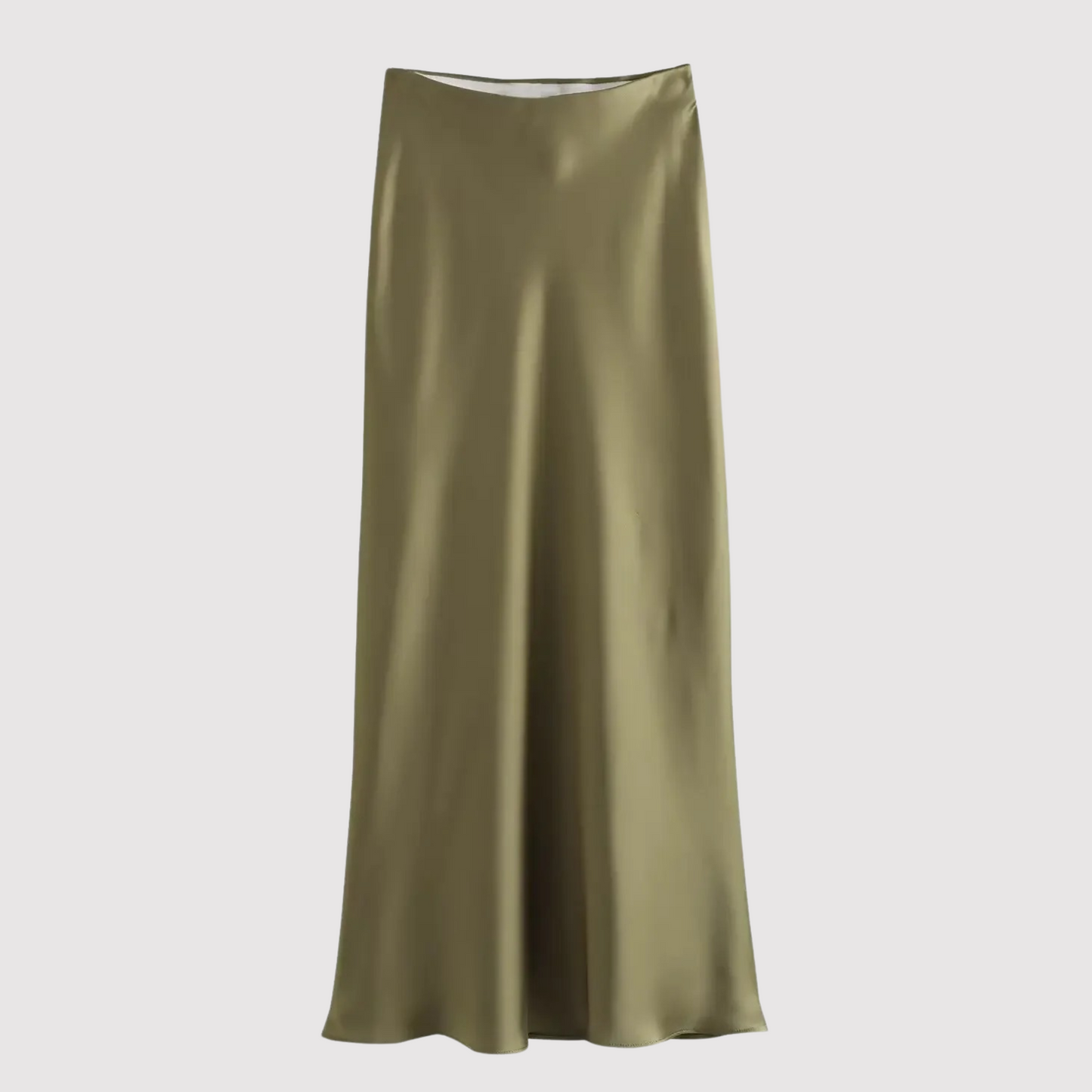 Elsie - Long satin skirt