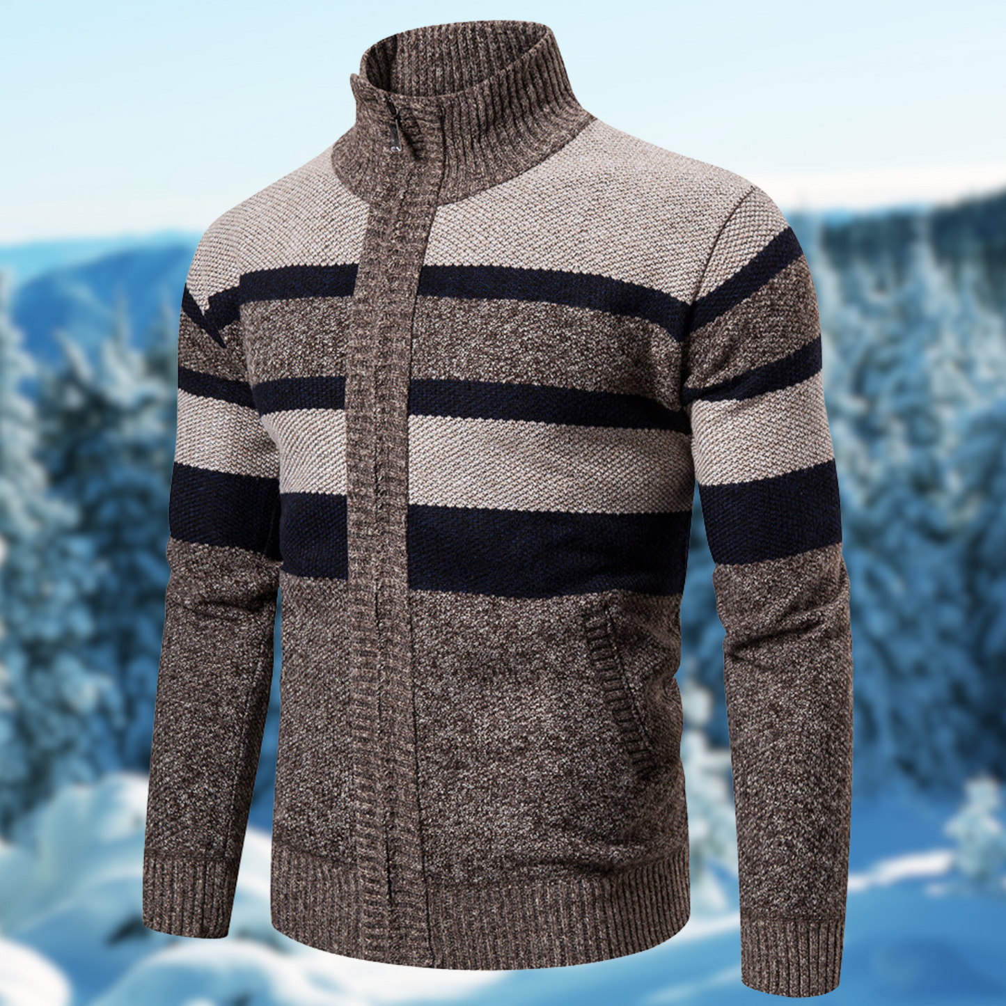 Alaric - Men's Striped Sweater