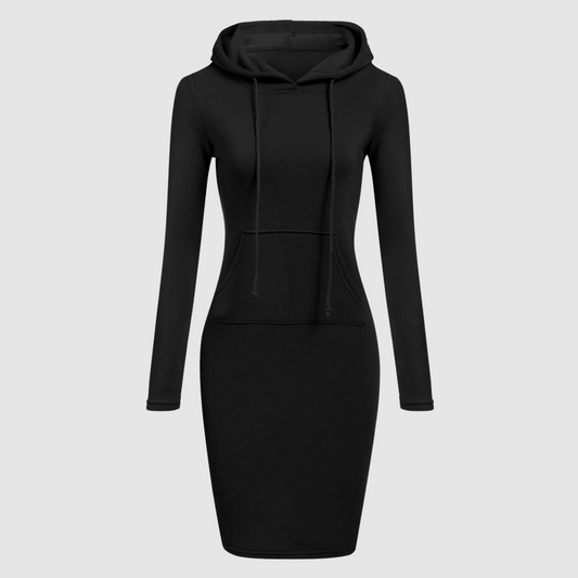 Rosa - Long Sleeve Hooded Dress