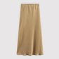 Elsie - Long satin skirt