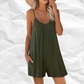 Regina - Plain loose cami romper jumpsuit