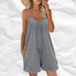 Regina - Plain loose cami romper jumpsuit