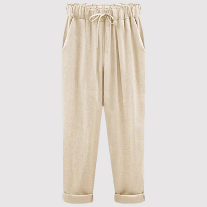Agnes - Cotton and linen trousers