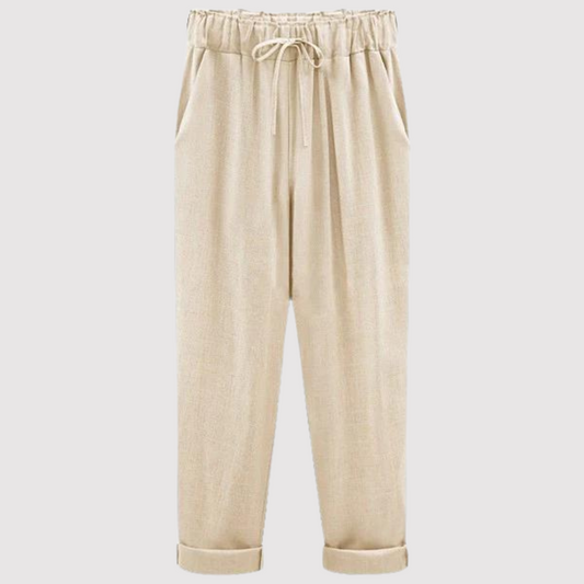 Agnes - Cotton and linen trousers