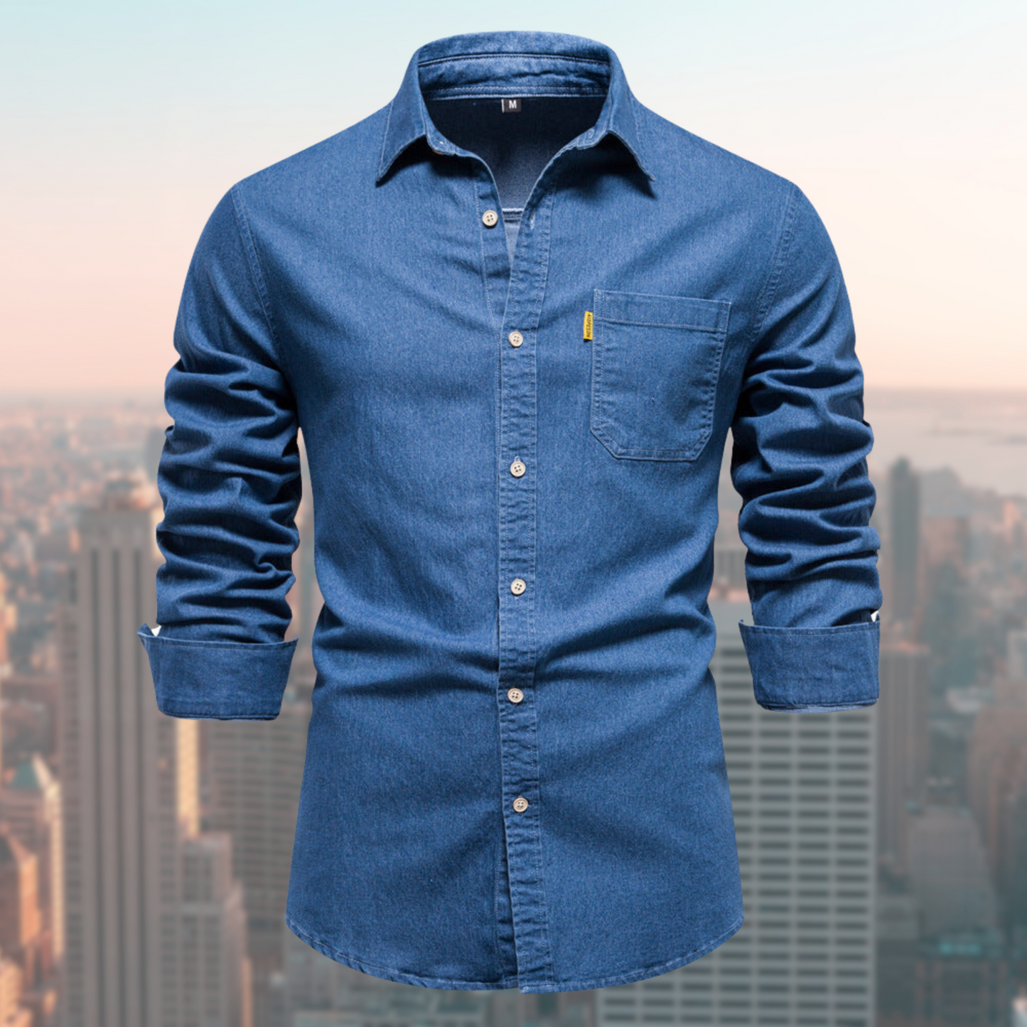 David - Denim shirt for men