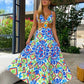 Mildred - Stylish beach dress with print