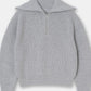Madeleine - Wide Turtleneck Women's Sweater with Striped Lapel