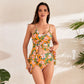 Cordeliana - Two-piece set consisting of printed swimwear dress and bikini