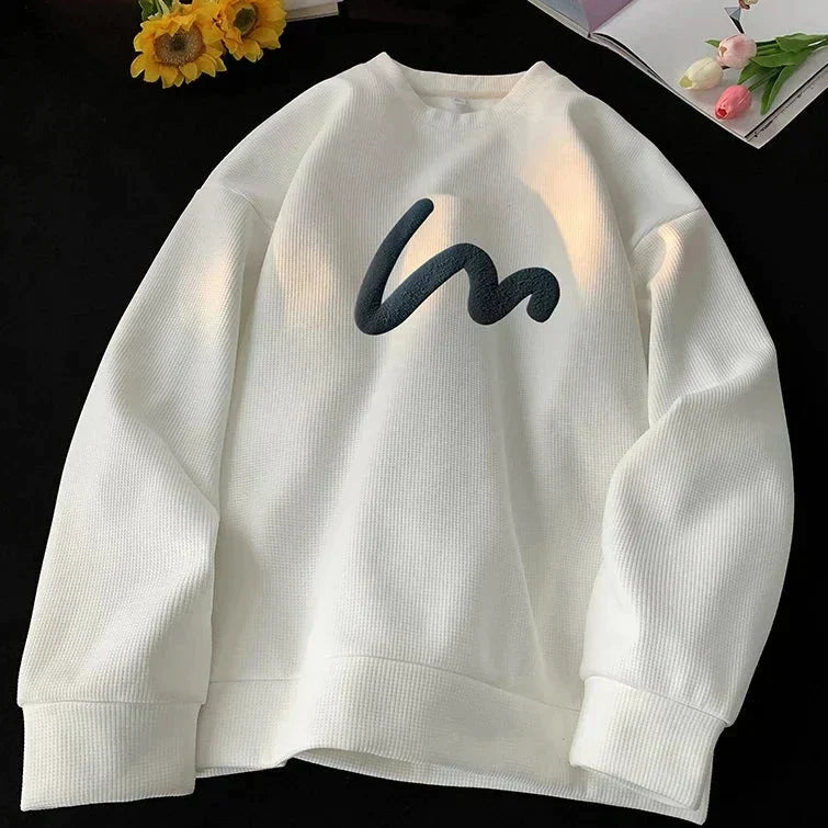 Nell - Wave Pattern Sweatshirts for Men