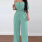 Off-shoulder jumpsuit