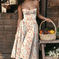 Dahlia - Elegant pleated strapless dress