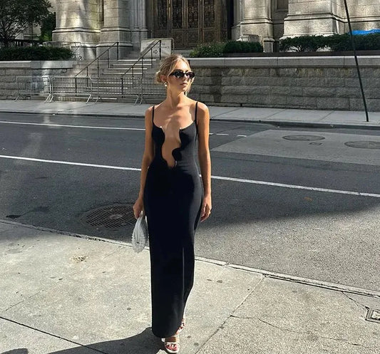 Adelaide - V-neck sling dress