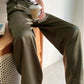 Selah - Silk satin women's trousers