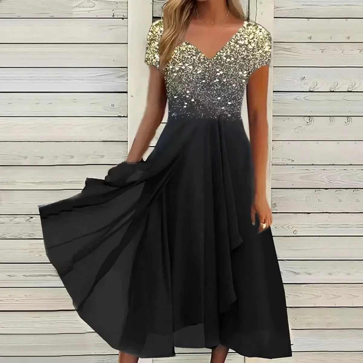 Adrienne - Women's Chiffon Dress