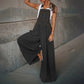 Mabel - Denim jumpsuit with wide legs