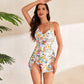 Cordeliana - Two-piece set consisting of printed swimwear dress and bikini