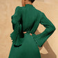 Pleated flare dress