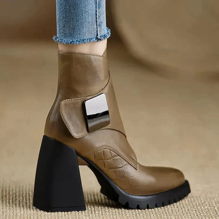 BRIELLA | STATEMENT BLOCK BOOTS