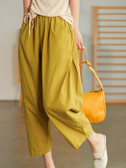 Geraldine - Cotton summer trousers