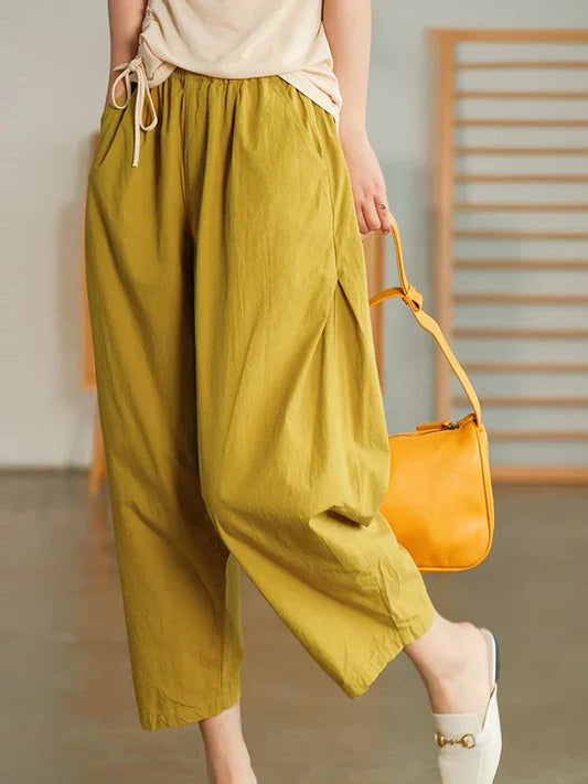 Geraldine - Cotton summer trousers