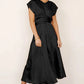 Evangeline - Elegant party dress in satin silk