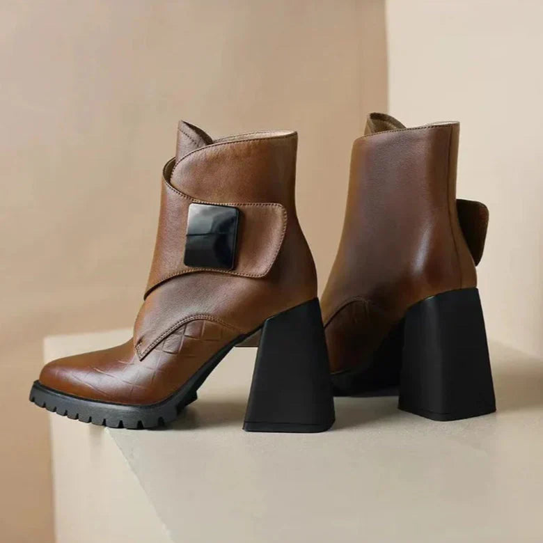 BRIELLA | STATEMENT BLOCK BOOTS