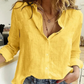 Long Sleeve Blouse with Elegant Draping and Soft Fabric