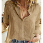 Long Sleeve Blouse with Elegant Draping and Soft Fabric