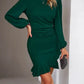 Calantha - Elegant, sexy dress with ruffles