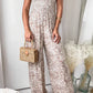 Georgia - Printed Jumpsuit with Hanging Straps
