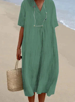 Amanda -Linen dress
