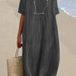 Amanda -Linen dress