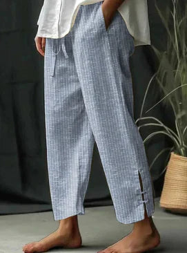 Mona - Classic striped trousers