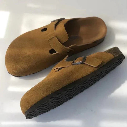 Premium Unisex Leather Boston Sandals: Style and Quality in One
