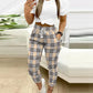 Bernice - Printed Drawstring Trousers