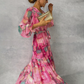 Evelyn – Watercolor Dream Maxi Dress