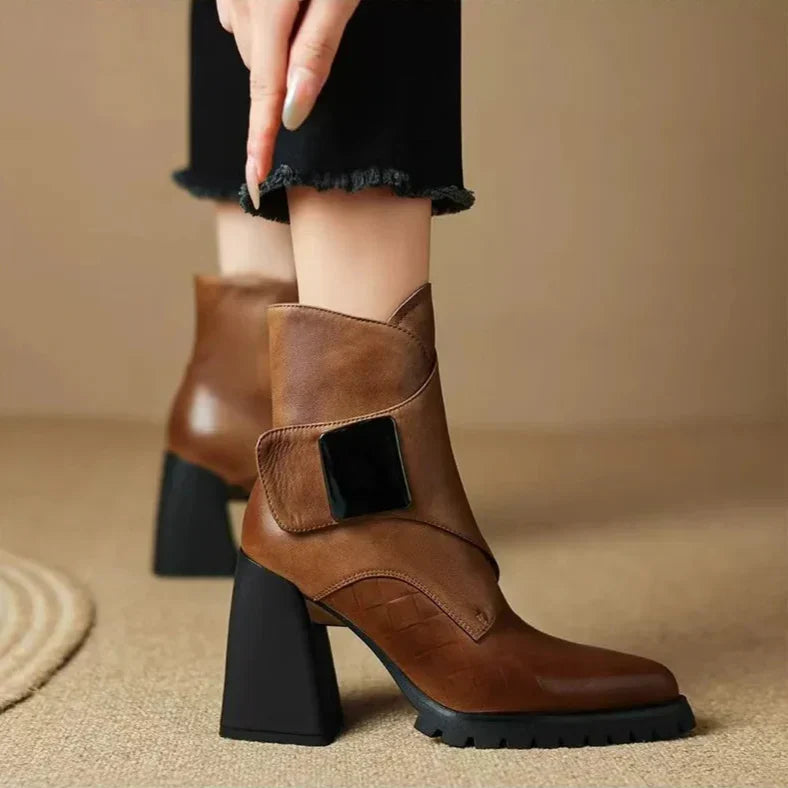BRIELLA | STATEMENT BLOCK BOOTS