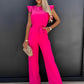 Veronica - Jumpsuit with Ruffle Belt