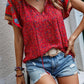 Odette - Summer blouses with floral print