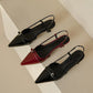 EVALYN | SLINGBACK PATENT HEELS