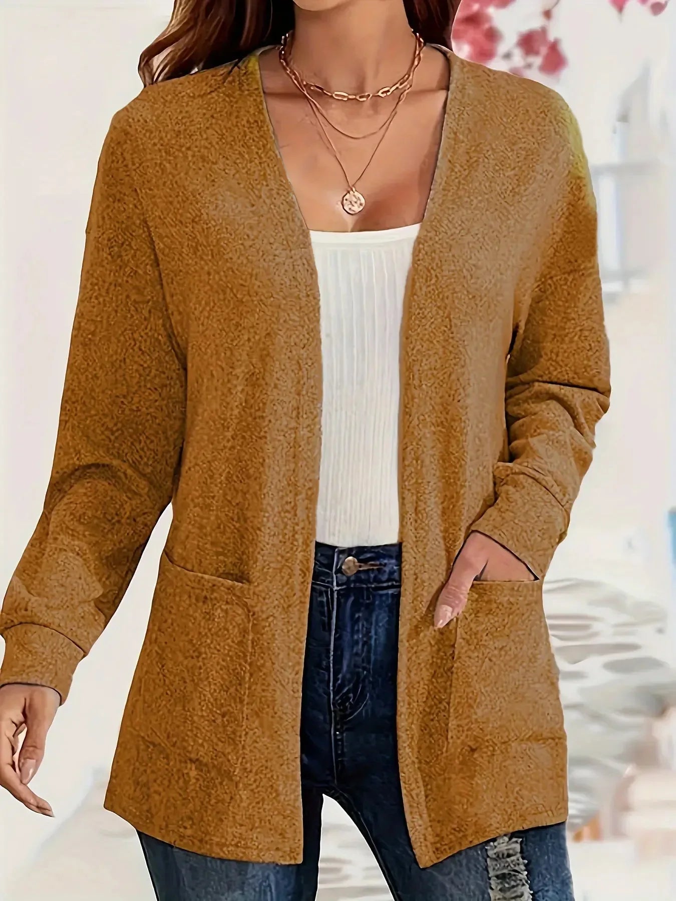 JAXIE | RELAXED POCKET CARDIGAN