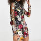 Dolores - Three-dimensional floral dress