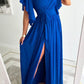 Fedelma - Elegant dress with V-neckline